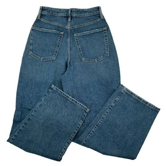 Wild Fable Jeans Women's Size 4/27 Distressed Straight Leg High Rise Baggy Denim - Picture 6 of 12